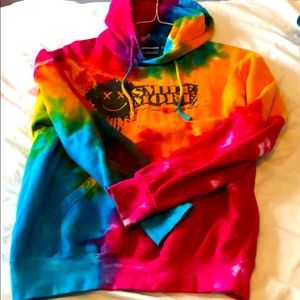Rowan Atwood Smile More tie-dye hoodie